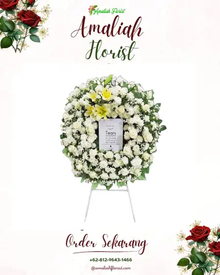 Krans Bunga Duka Siatas Barita